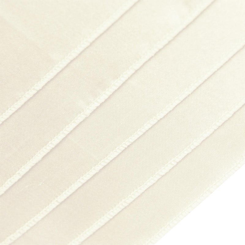 WELMATCH Ivory Satin Chair Sashes Ties 50 pcs Wedding Banquet Party Event Decoration Chair Bows (Ivory, 50) - Image 3